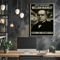 William Mckinley 25Th President Poster