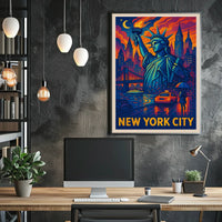 New York City Iconic Landmarks Poster