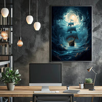 Voyage Through The Storm Poster PosterGoat