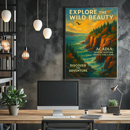 Explore the Wild Beauty of Acadia Poster PosterGoat