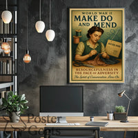 World War II Conservation Propaganda Poster