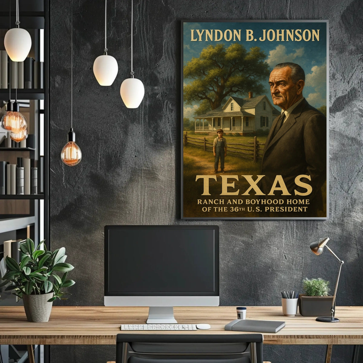 Lyndon B. Johnson 36Th President Poster