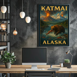 Katmai, Alaska Poster