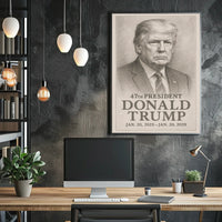 Donald Trump 47th President Poster
