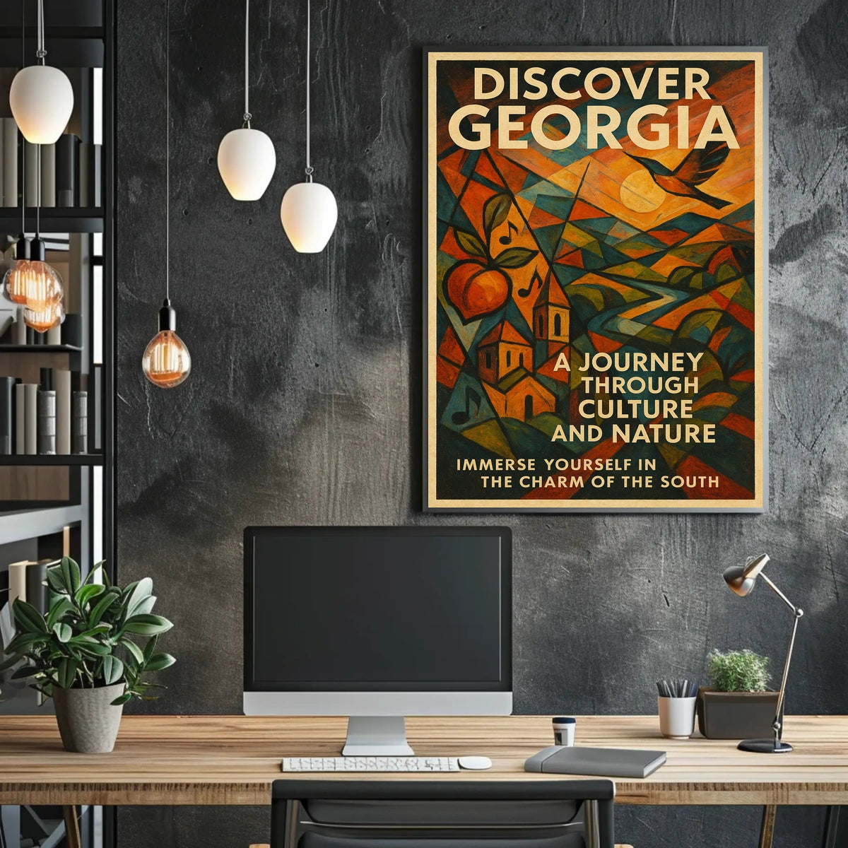Discover Georgia A Journey Through Poster