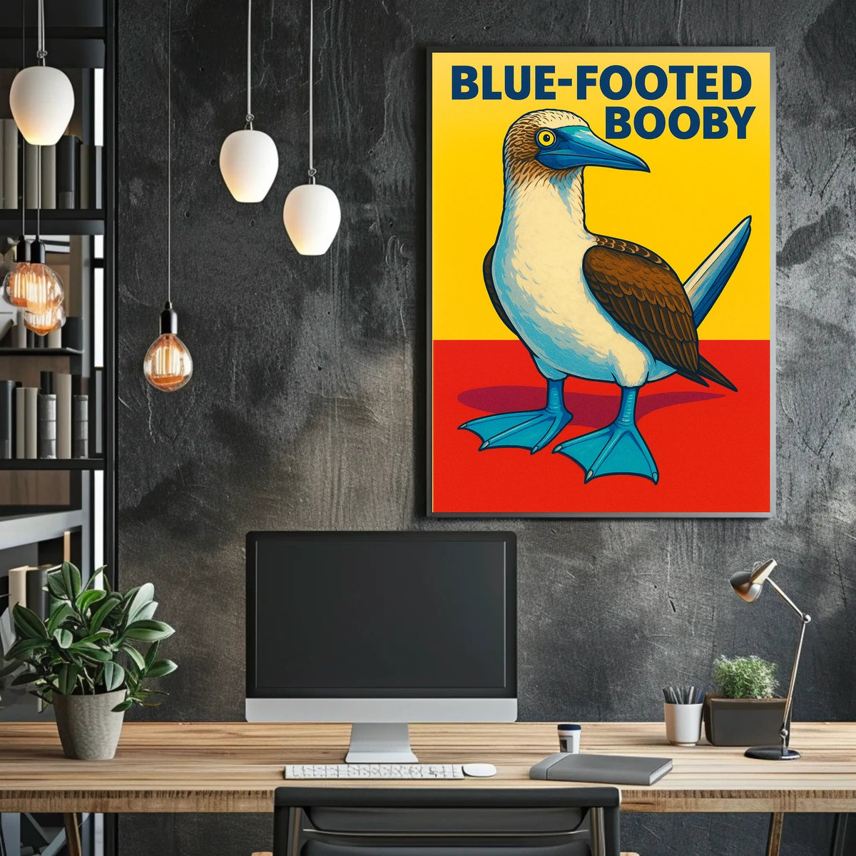 Blue-Footed Booby Poster