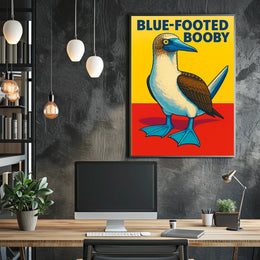 Blue-Footed Booby Poster