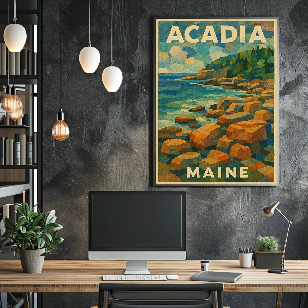 Acadia National Park Maine Poster