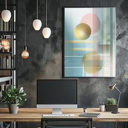 Abstract Geometric Harmony Poster