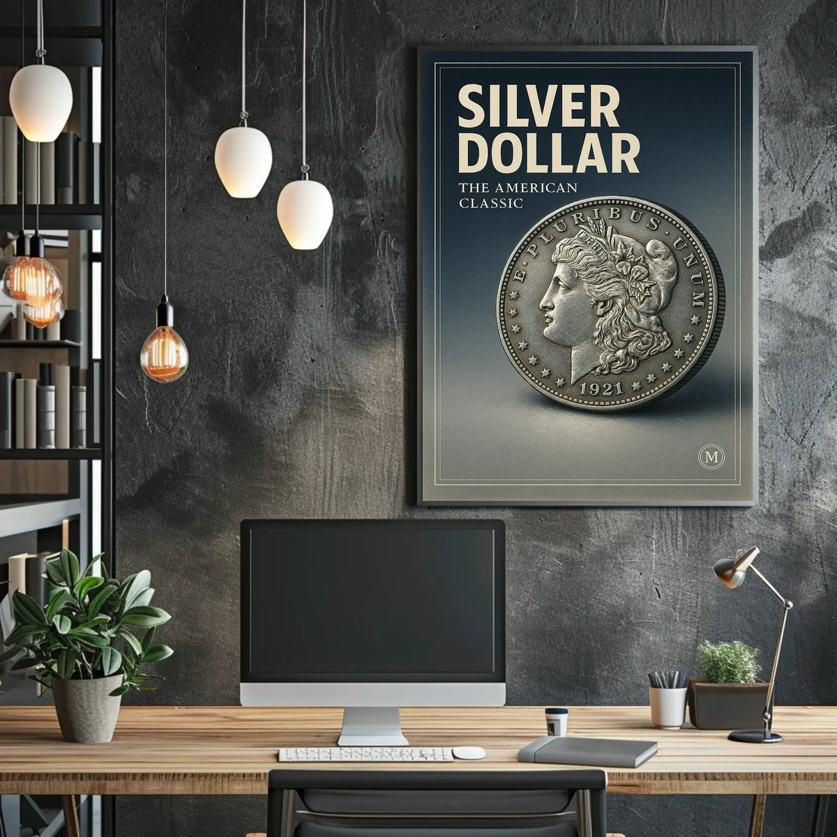 Silver Dollar The American Classic Poster
