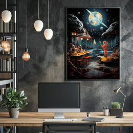 Cosmic Café Adventure Poster