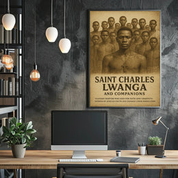 Saint Charles Lwanga And Companions Poster