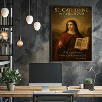 St. Catherine of Bologna  The Patroness of Artists Poster PosterGoat