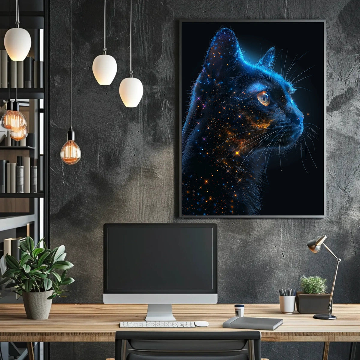 Cosmic Cat Poster
