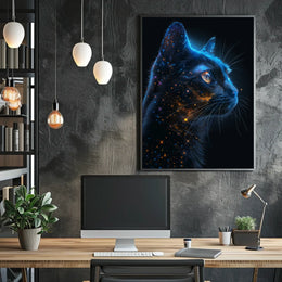 Cosmic Cat Poster