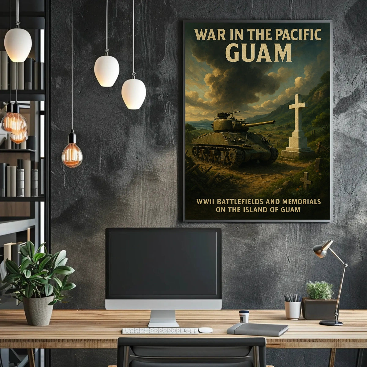 War In The Pacific Guam Poster