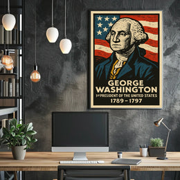 George Washington 1st President Poster