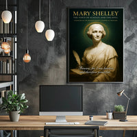Mary Shelley - The Voice of Science and the Soul Poster PosterGoat