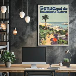Genua Und Die Italienische Riviera Poster