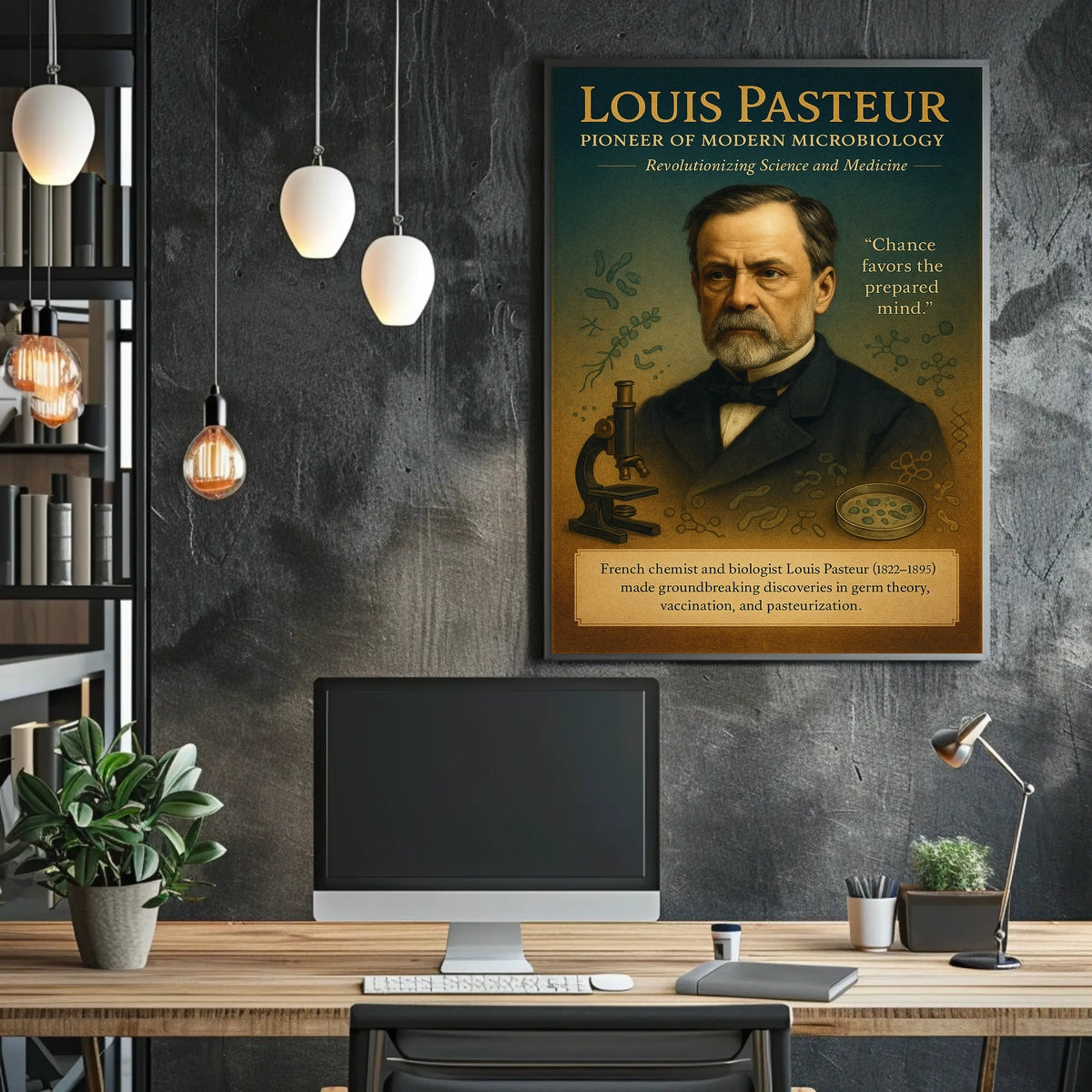 Louis Pasteur Pioneer Of Modern Poster