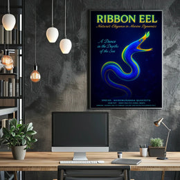 Ribbon Eel NatureS Elegance Poster
