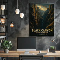 Black Canyon Of The Gunnison Poster