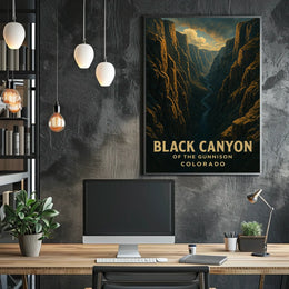 Black Canyon Of The Gunnison Poster