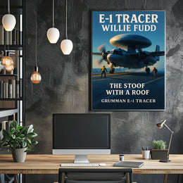 E-1 Tracer The Stoof with a Roof Poster PosterGoat