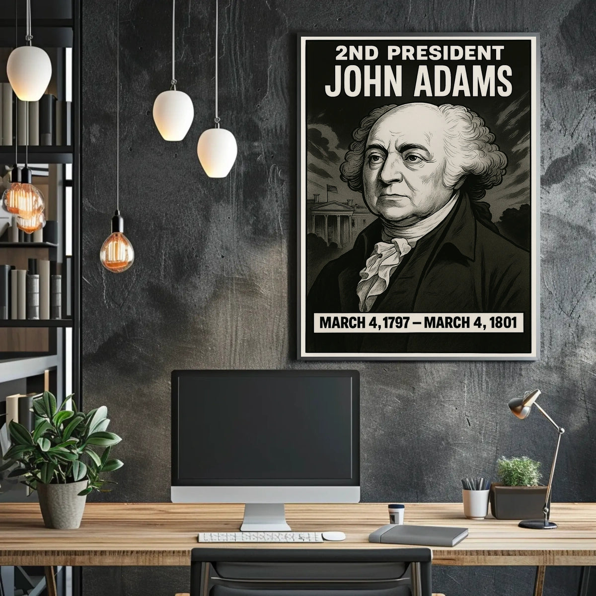 John Adams 2Nd President Poster
