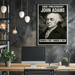 John Adams 2Nd President Poster