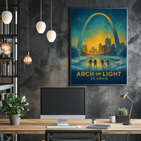 Arch Of Light St. Louis Poster