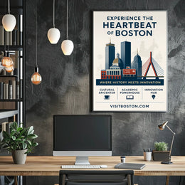 Experience The Heartbeat Of Boston Poster