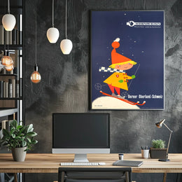 Winter Adventures In Berner Oberland Poster