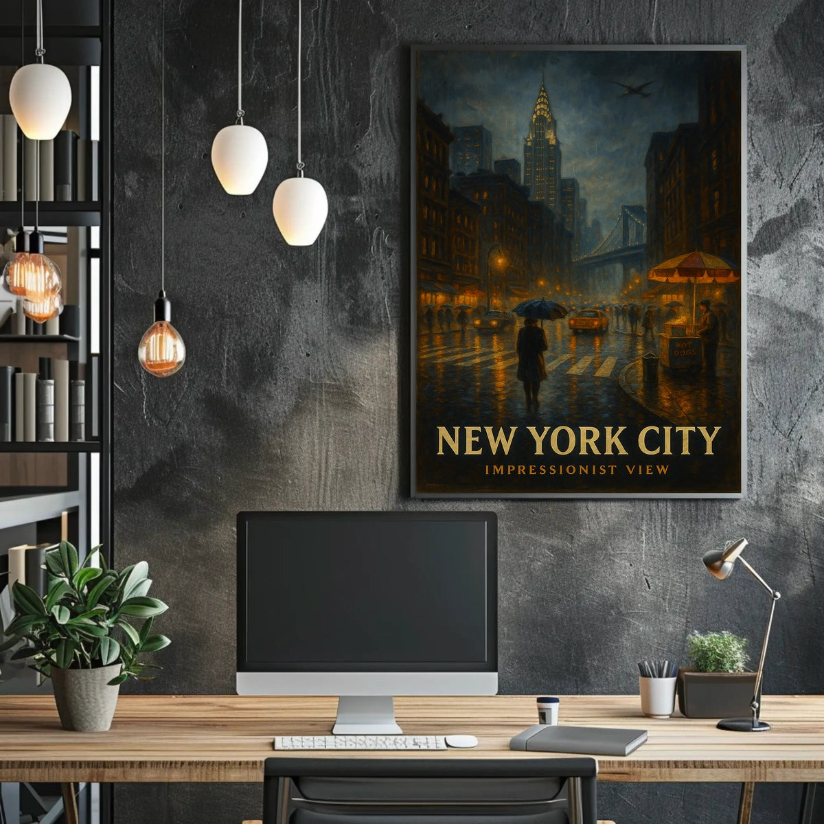 New York City Impressionist View Poster
