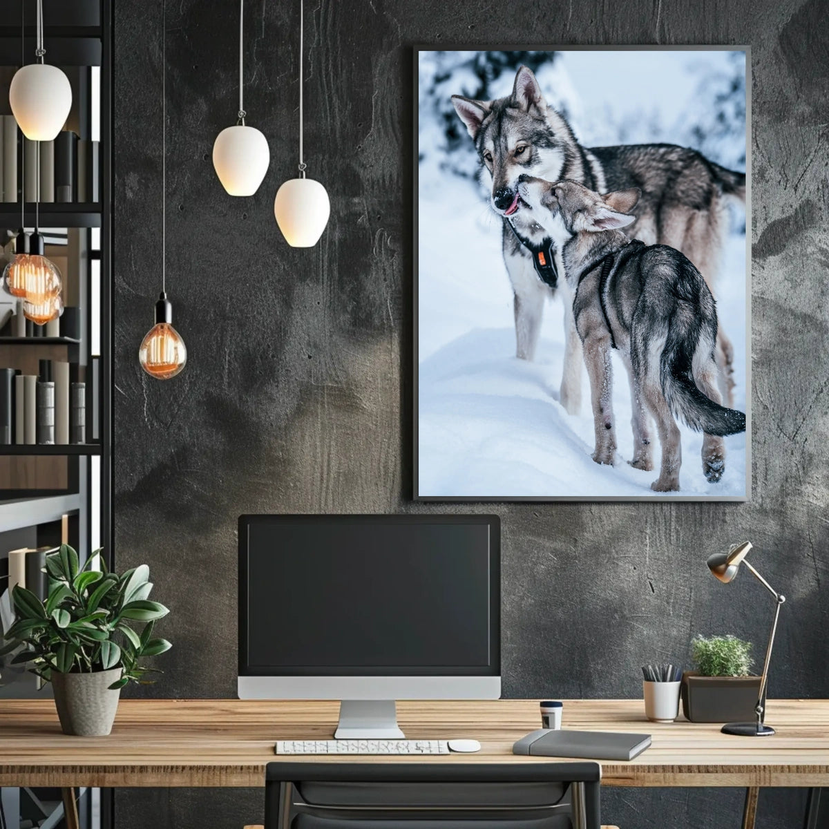 Winter Perch Poster
