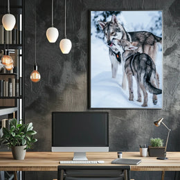 Winter Perch Poster