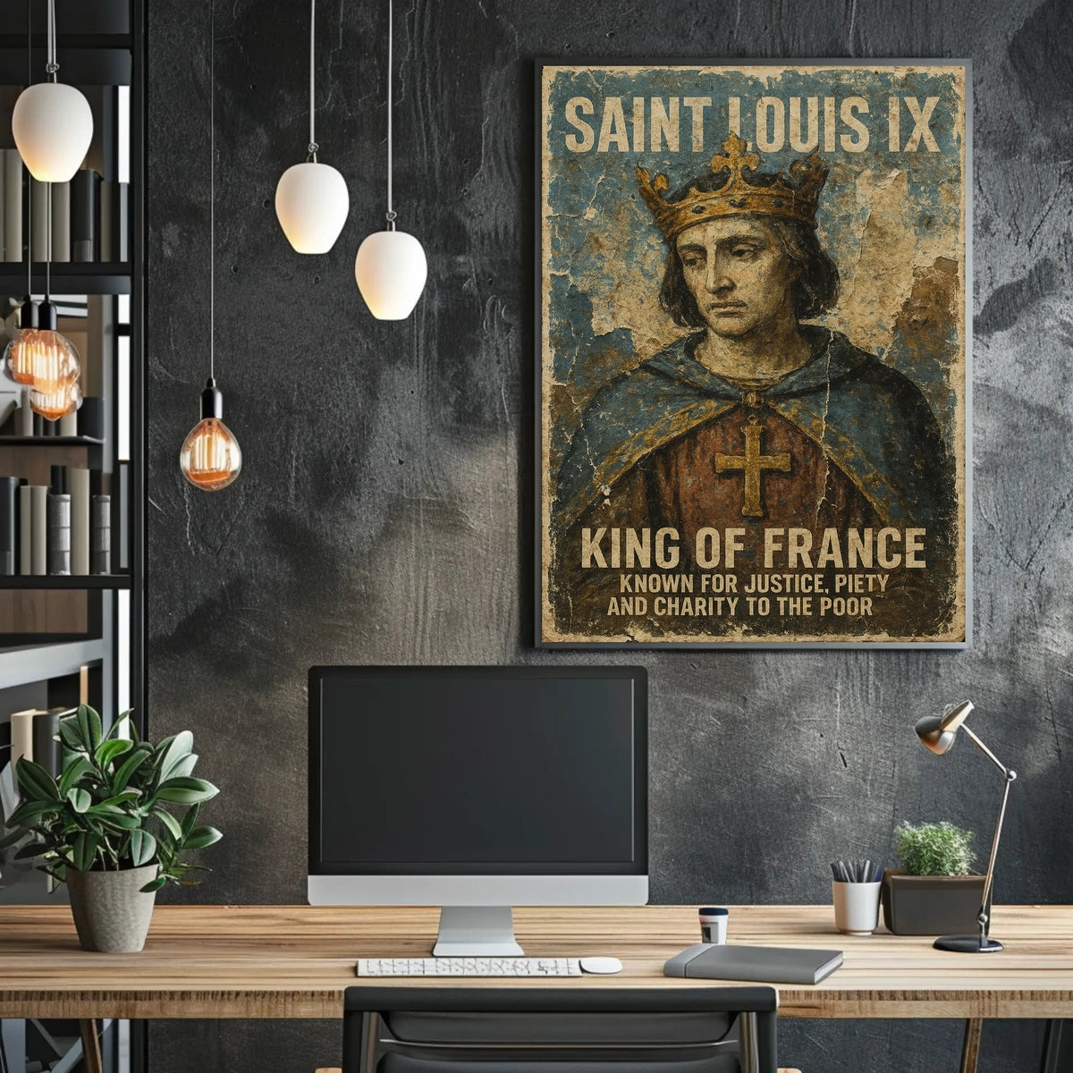 Saint Louis Ix King Of France Poster