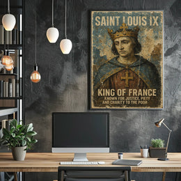 Saint Louis Ix King Of France Poster