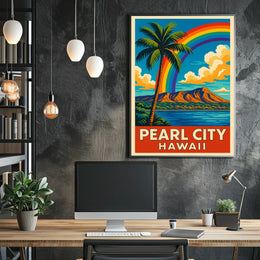 Pearl City, Hawaii Poster