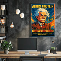 Albert Einstein Theory Of Relativity Poster