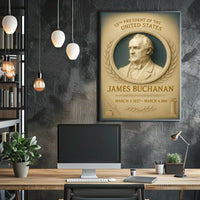 James Buchanan 15Th President Poster