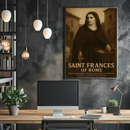 Saint Frances Of Rome Poster