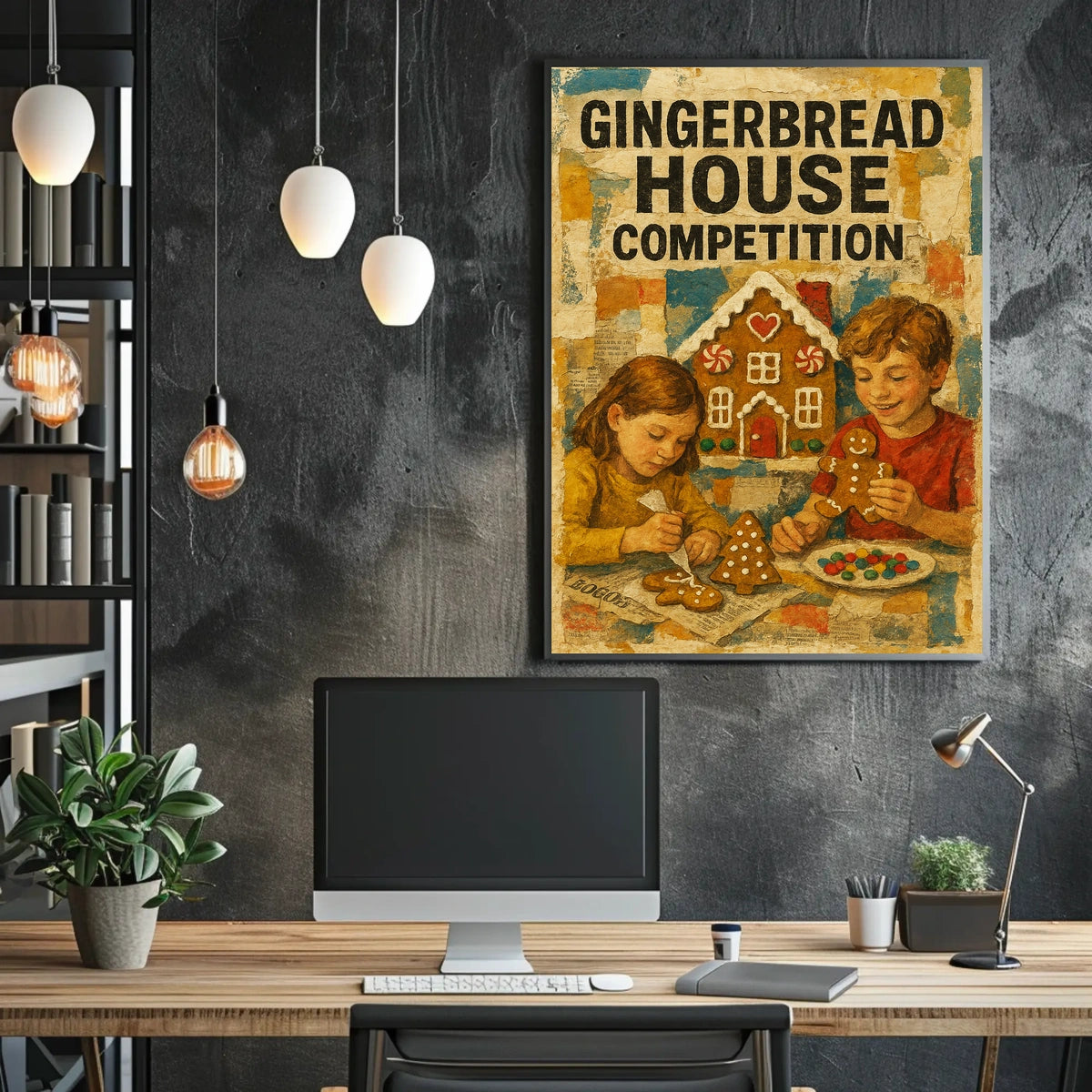 Gingerbread House Competition Poster