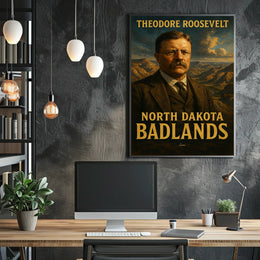Theodore Roosevelt And The North Dakota Poster