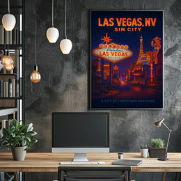 Las Vegas Sin City Poster
