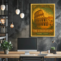 The Colosseum Rome, Italy Poster