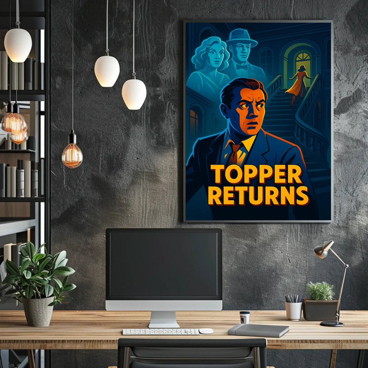 Topper Returns Wanderlust Globe Inspired Cinematic Poster