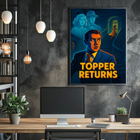Topper Returns Wanderlust Globe Inspired Cinematic Poster
