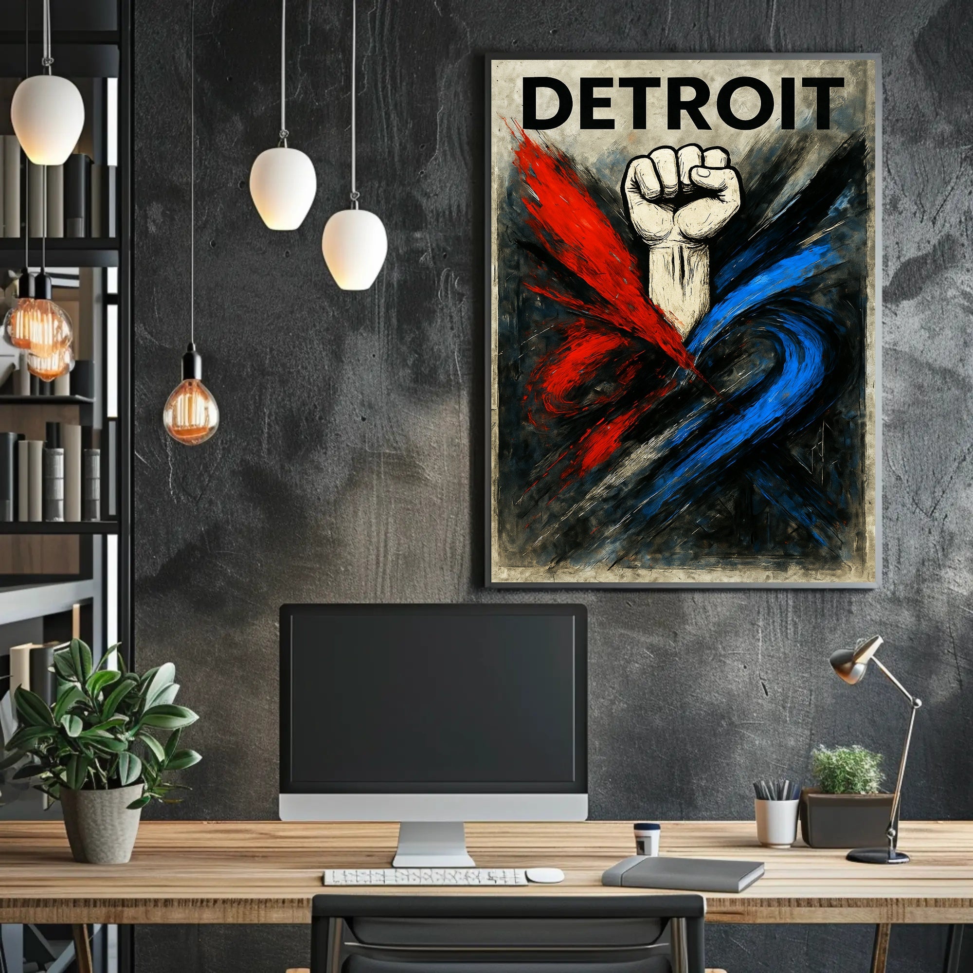 Detroit - Power and Unity Poster PosterGoat