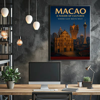 Macao A Fusion of Cultures Poster